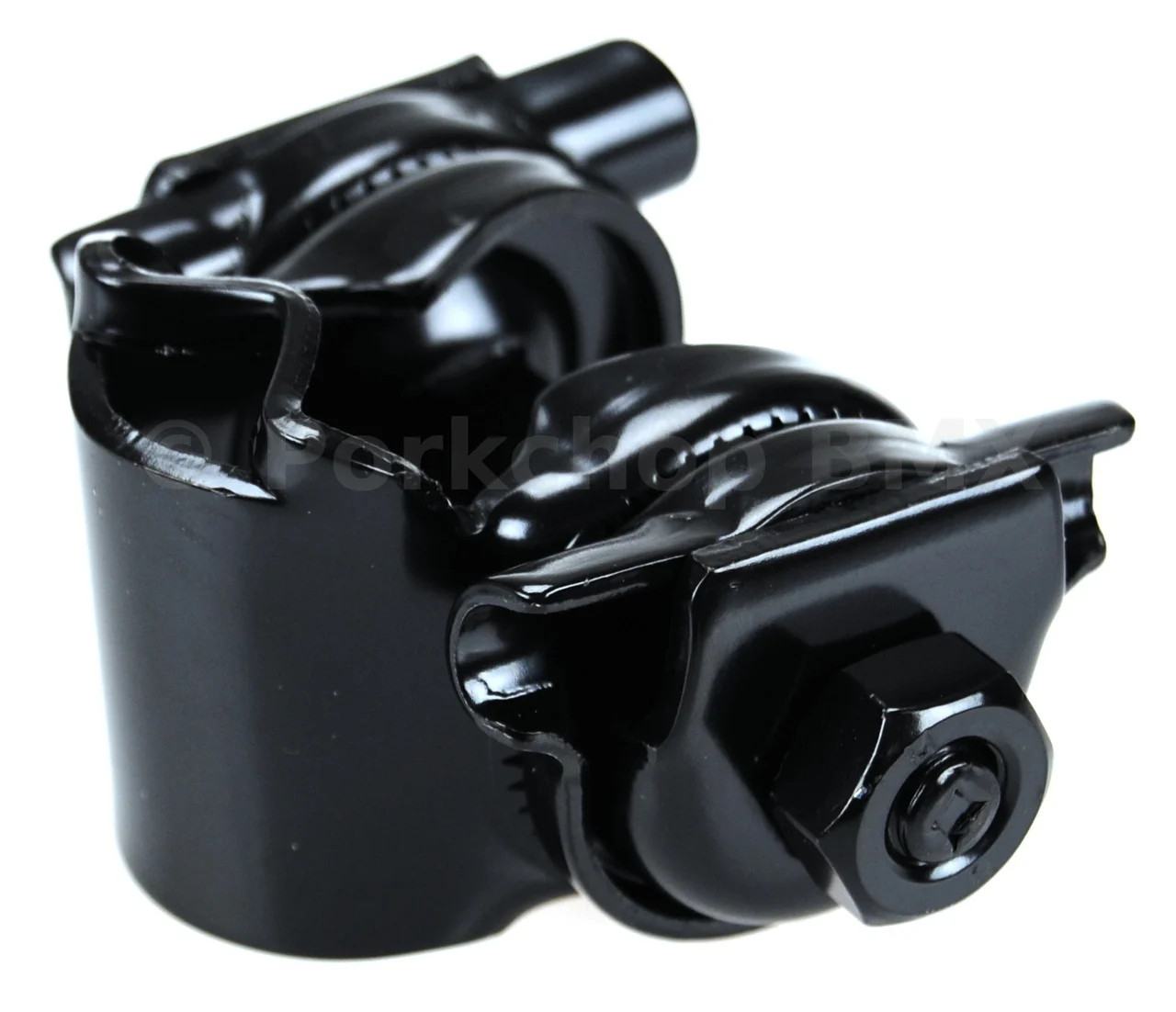 Bicycle seat "guts" railed seat clamp - BLACK