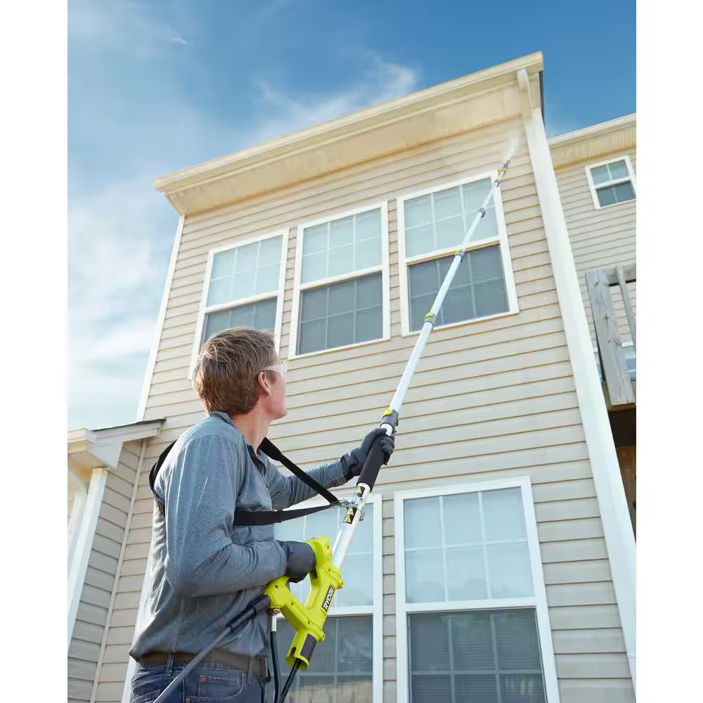 Ryobi RY31EP26VNM 18 ft. Extension Pole with Brush for Pressure Washer