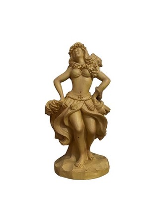 Vintage Chiefly Co. Hawaiian Hula Girl Figurine   Island Souvenir Decor...New