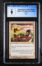 RETRIBUTION OF THE MEEK Visions Rare Reserved List CGC 9 MTG [Nostalgium]