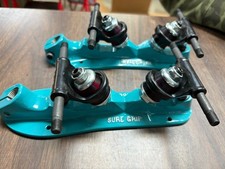 Sure Grip Invader roller skate derby plates Size 0 Green