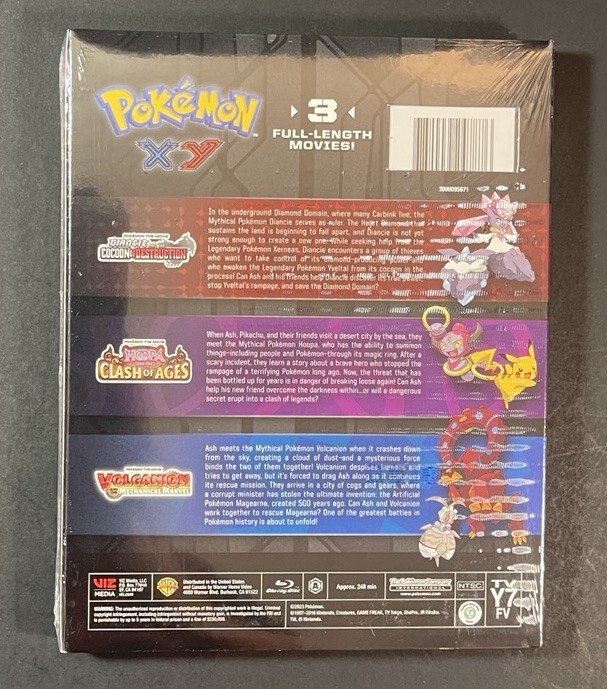 Pokemon XY [ Mega 3-Movie Collection ] (Blu-ray) NEW | eBay