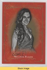 2016 Upper Deck Goodwin Champions Black & White Royal Red Melissa Baker READ o1h
