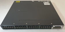 CISCO Catalyst 3560-X 48-Port Ethernet Switch WS-C3560X-48T-L V02 -Very Good