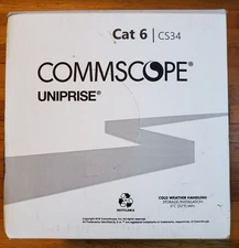 Commscope 1,000 ft.  Cat. 6 Plenum Cable Blue CS34