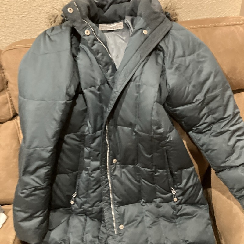 Eddie Bauer Womens Medium Sun Valley Down Parka Goose Down Puffer Jacket Long