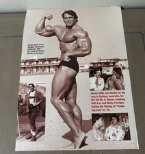 Arnold Schwarzenegger Mr. Olympia Twisting Side Biceps Bodybuilding Posing Photo