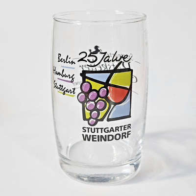Stuttgarter Weindorf Ratskeller German Wine Festival Tasting Glass 8oz