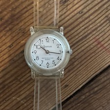 Vintage Quantum Jelly Ladies/Unisex Jellyfish Clear Watch 1980s