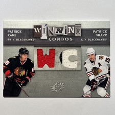 upper deck SPX Winning Combos, Patrick Kane/Patrick Sharp, #WC-SK, N/M Condition