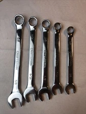 Craftsman 5-PC 12pt Full Polish Combination Wrench SAE Set 5/8 9/16 1/2 7/16 3/8
