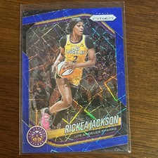 2025 Panini Prizm WNBA - Rickea Jackson #118 Blue Velocity