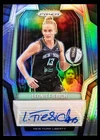Leonie Fiebich Auto Silver Prizm 2025 Panini WNBA Prizm Liberty
