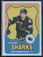 2010-11 O-Pee-Chee Pee-Chee Retro Rainbow Marc-Edouard Vlasic #327 Sharks