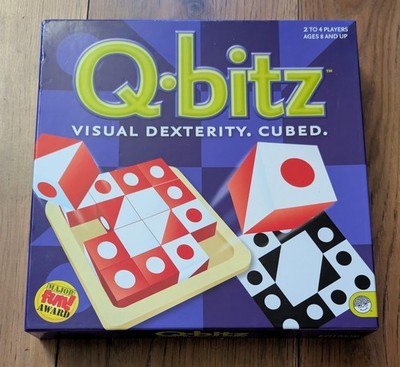 Q-bitz Visual Dexterity Cubed Pattern Game - MindWare (2009) komplett & sehr guter Zustand