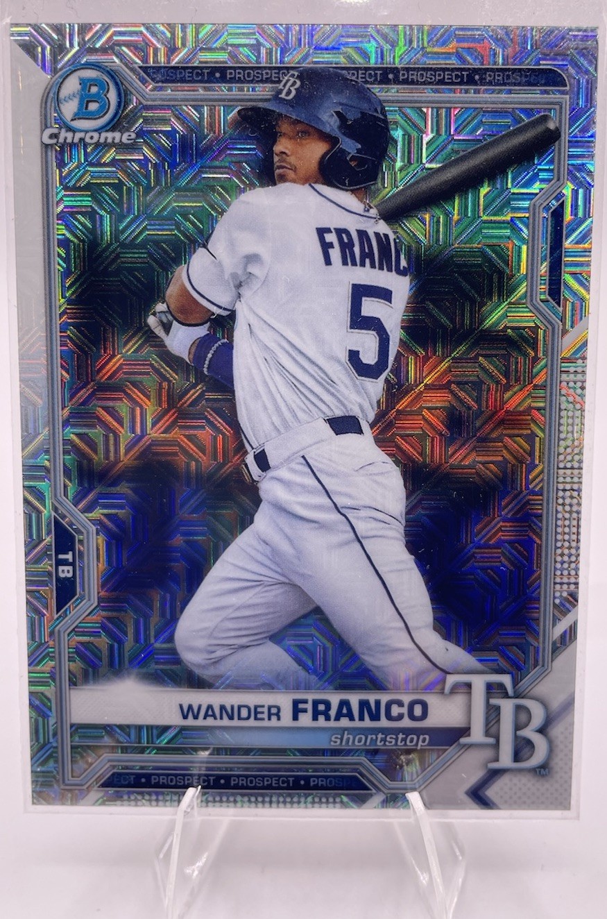 2021 Bowman - Chrome Prospects Wander Franco #BCP-57 Mojo Refractor  (RC)