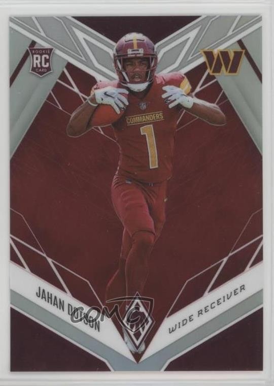 2022 Panini Phoenix Rookies Red /250 Jahan Dotson #110 nd3