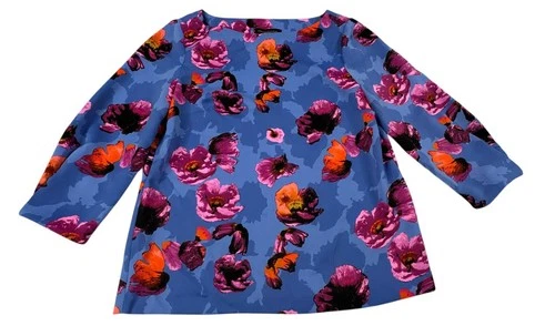 Banana Republic Boho Chic Cottagecore Romantic Boatneck Top. Women's - Size PXS