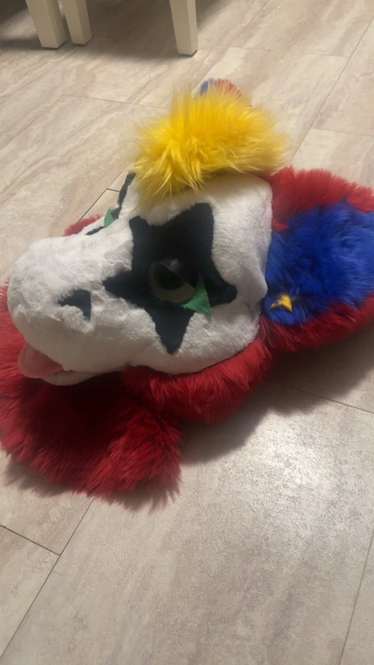 MQ DUTCH ANGEL DRAGON FURSUIT 头部 — 第 2/4 张图片