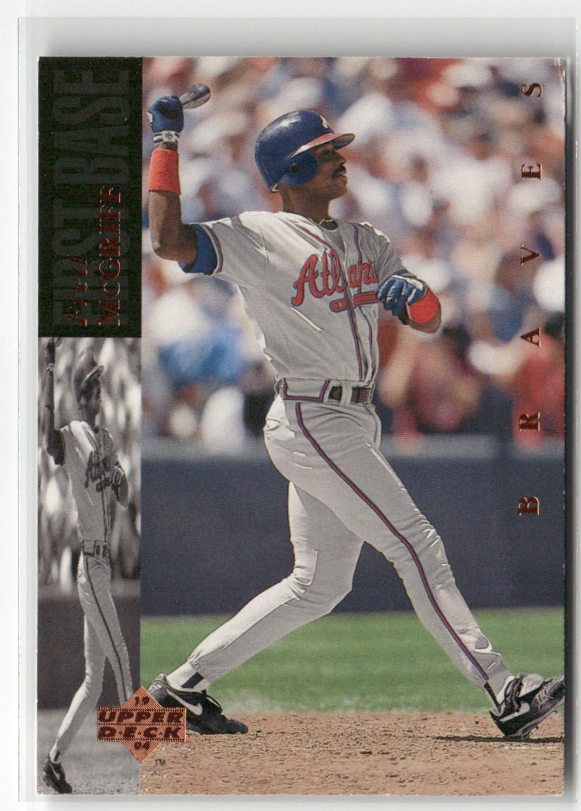 1994 UPPER DECK #225 FRED MCGRIFF ATLANTA BRAVES