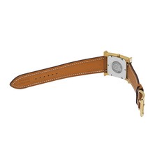 Hermes H watch HH1.510 white unisex used Wristwatch Quartz Stainless 4