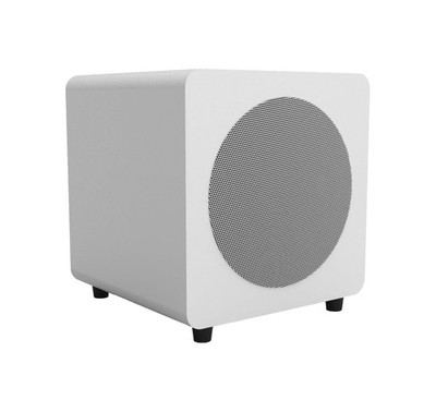 Kanto SUB8V - Matte White w/Grill 8-inch Powered Subwoofer (Open Box) Box Damage