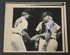 1990 SPARKY ANDERSON Signed Original Press Photo-HOF-REDS-DETROIT TIGERS-JSA