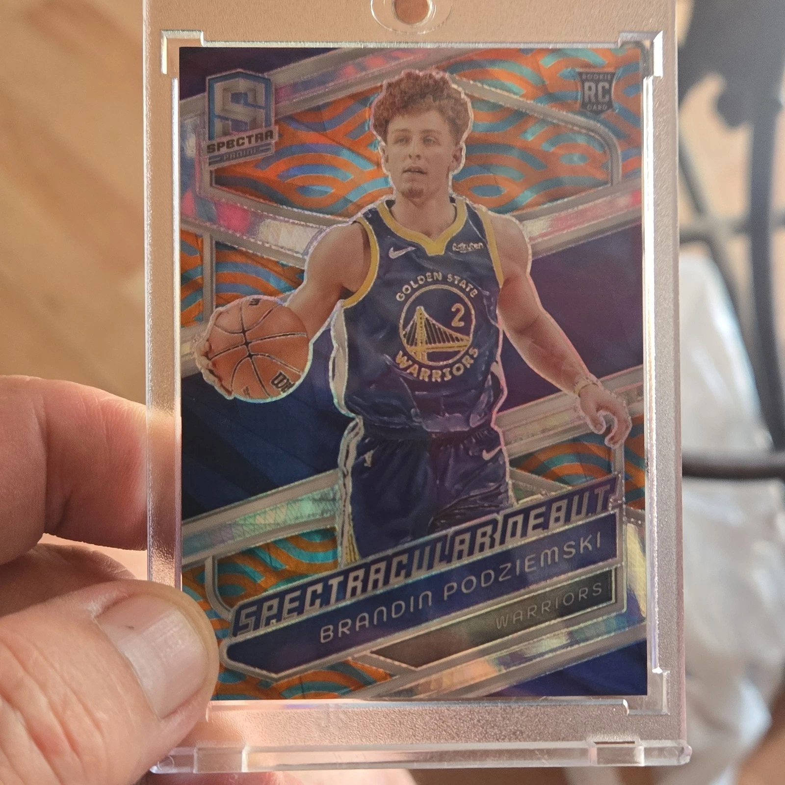 2023-24 Spectra Brandin Podziemski #199 Prizm /25