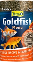 Tetra Goldfish Menu Fischfutter Mix Crisps Flocken Granulat Daphnien 250 Ml Dose