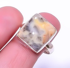 Crazy Lace Agate - Australia 925 Sterling Silver Jewelry Ring s.9 T953