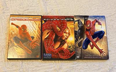 Spider-Man Trilogy DVD Set 1 2 3 Tobey Maguire Sam Raimi Marvel Special Editions