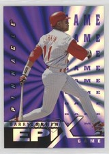 1998 Pinnacle Epix Game Purple Barry Larkin #E12 HOF 0k8b