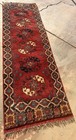 8' 10" X 2' 3" Wool Rug Hand-woven AFGAN Bokhara RED Oriental Carpet RUNNER — photo 2