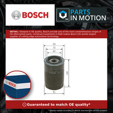 Oil Filter fits PORSCHE 911 CARRERA 3.2 83 to 89 Bosch 91119775400 91610775400