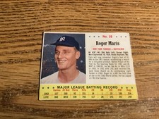 1963 Jell-O - Roger Maris #16.