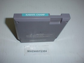 KARATE CHAMP rare 5 screw game cartridge only for Original Nintendo NES system