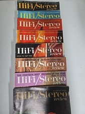 Hi Fi Stereo Review Magazine  1961 Lot Of 8