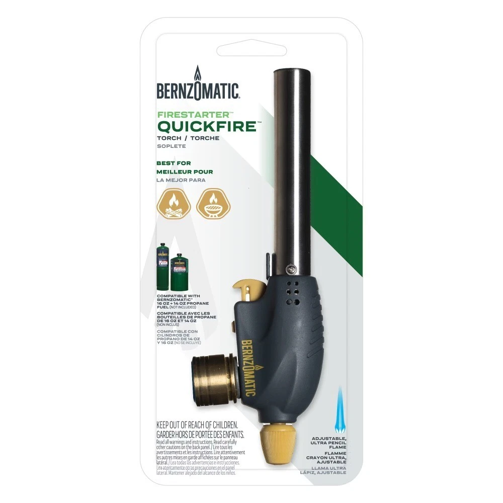 Quickfire Propane Torch Gun with Trigger-Start Ignition, Adjustable Flame - thumbnail 2