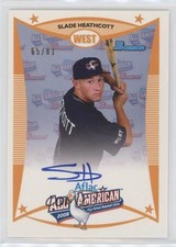 2010 Bowman Draft Aflac All-American 65/81 Slade Heathcott #AFLAC-SH Auto sh7