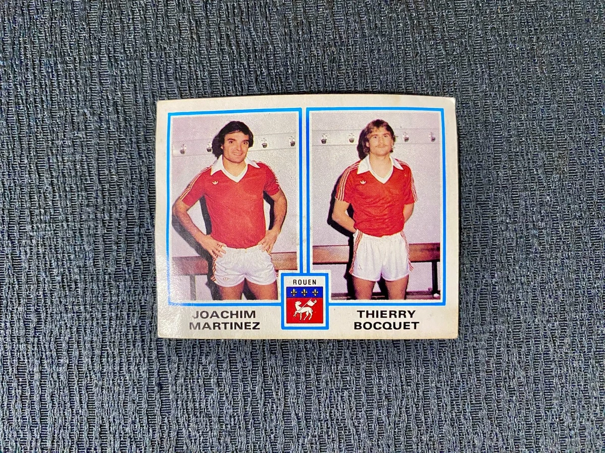 6 STICKERS PANINI FOOT 1980 ST ETIENNE # 589/590/591/592/593/594 RECUP REMOVED