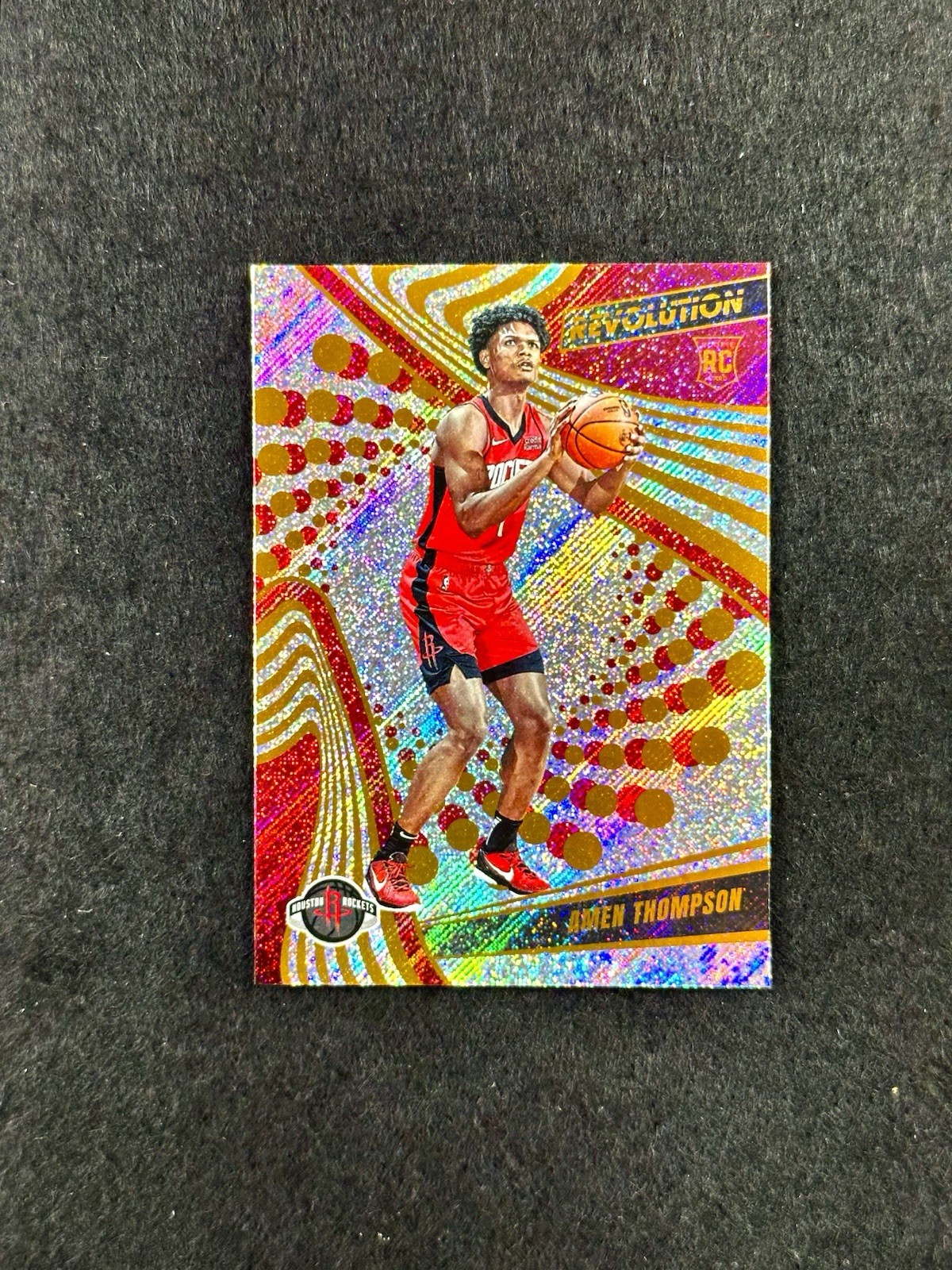 2023-24 Panini Revolution Amen Thompson Base Rookie RC #101 Rockets
