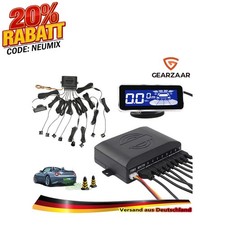 8 Sensoren LCD Einparkhilfe zum Nachrüsten Parkhilfe Rückfahrwarner PDC DE