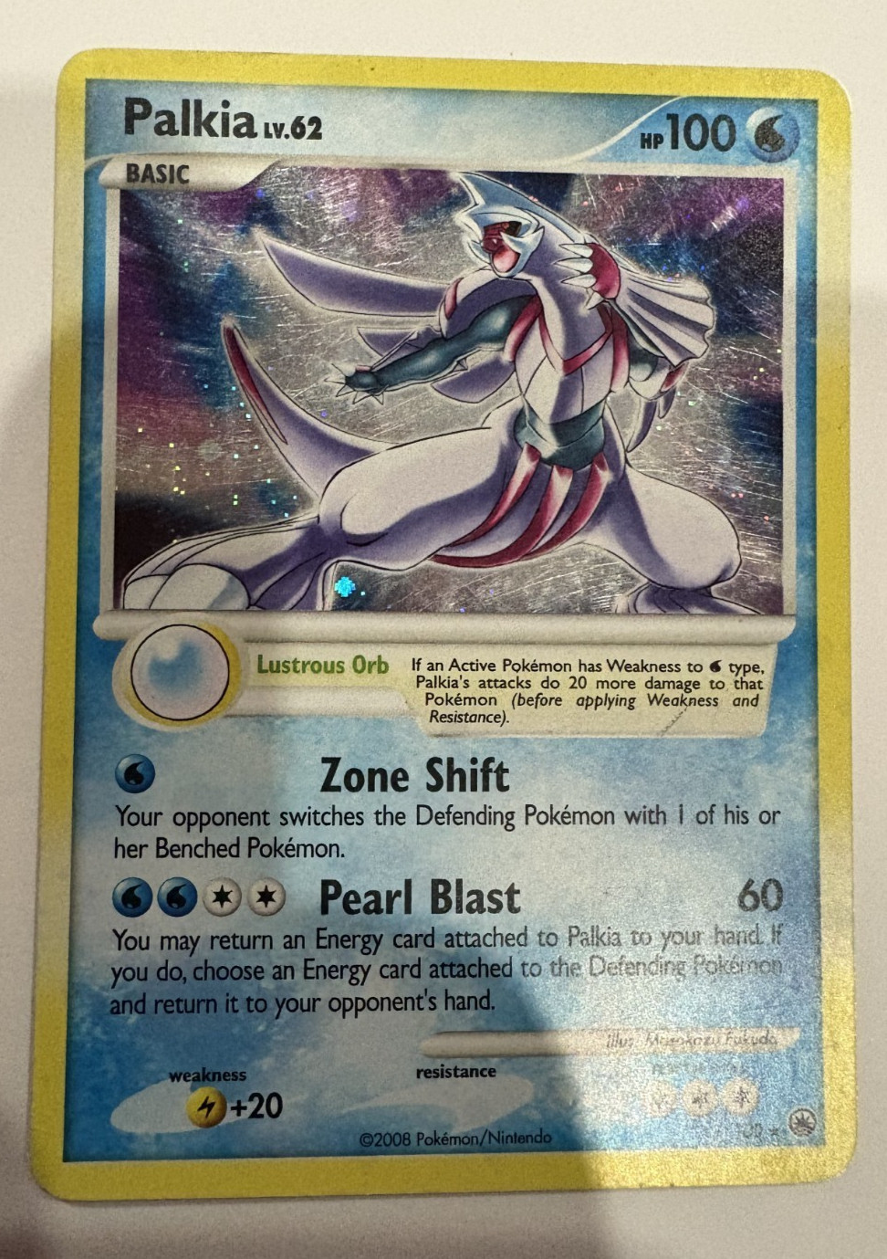 Pokémon Palkia LV.62 11/100 MD Majestic Dawn - LP