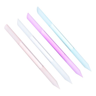 4 Pcs Glass Nail File Cuticle Pusher Remover Filing Tool Care Stick