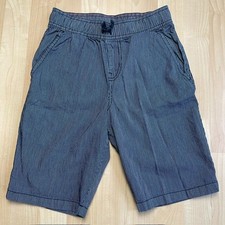 Tea boys shorts navy blue and white stripes size 12