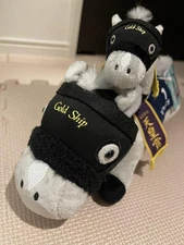 Thoroughbred Collection Gold Ship Plush Toy Set with Tags Rare Collectible