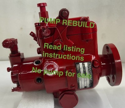International 806 Tractor Injection Pump Rebuild Service (You Ship