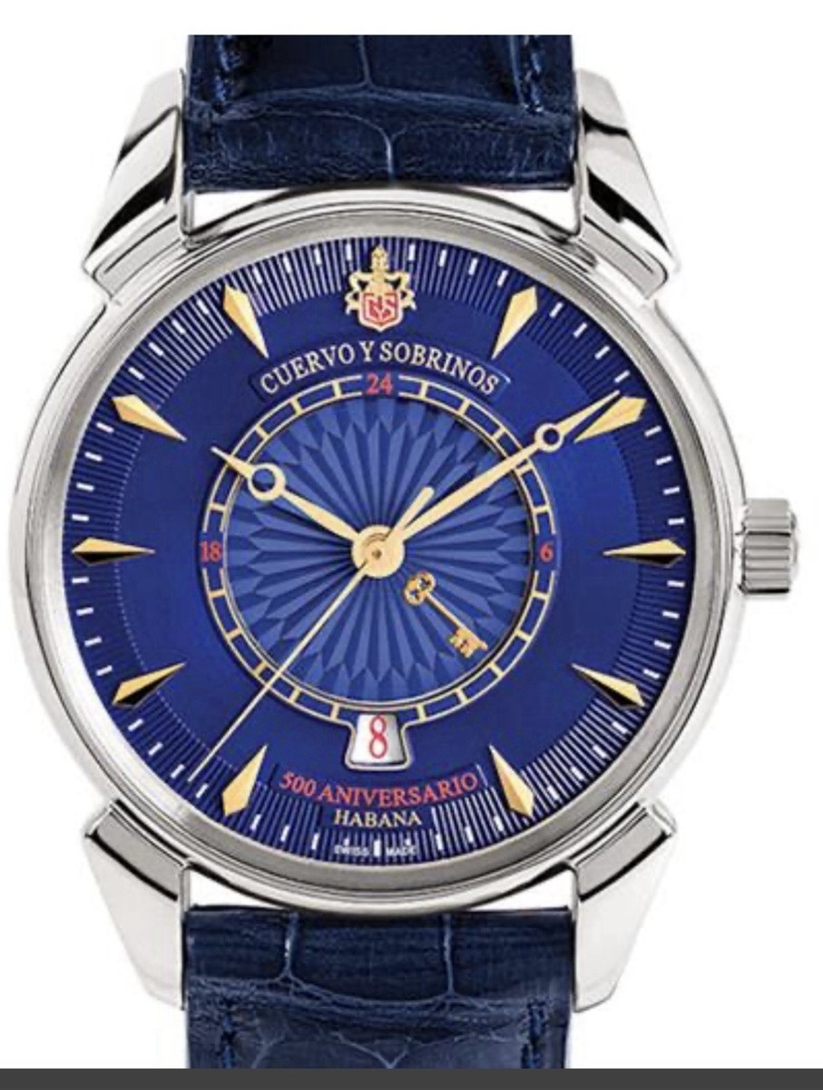 Cuervo y Sobrinos Historiador Havana 1519. 3196-1BL 500 Years. GMT
