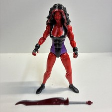 Hasbro Marvel Legends RED SHE-HULK 6  loose Figure 2012 Hit Monkey wave