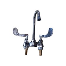 T S 40 Brass High Arc Laundry Sink Faucet, Manual, 2 Hole